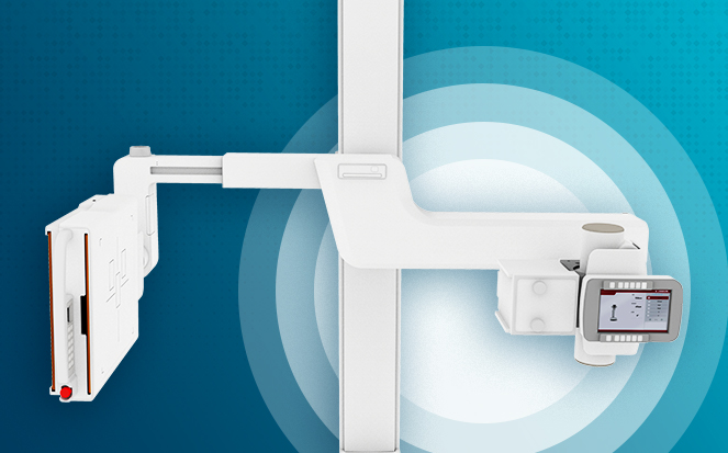 Examion X-DRS Floor Z-Arm